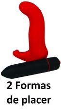 Vibrador Libid Kali Rojo doble estimulación