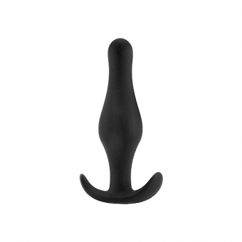 Plug Silicona Extraible Talla S Negro