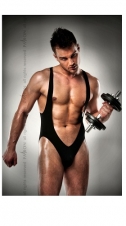 Passion Hombre Body Suspensorio Negro 011