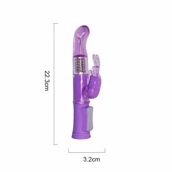 Hieha AV Vibrador Violáceo ABS+Silicona Médica Impermeable Juguete Sexual Para el G Punto y Conejito para Clítoris Moto Poderoso Silencio Masajeadores Eléctricos Wand Massager. Envíos a Granada