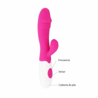 Hieha Vibrador Rojo Simulación de Consolador Silicona Médica Juguete Sexual Fácil de Tocar G Punto Fuerza Con Moto Poderoso Silencio de 50 db Funciona con 2 pilas.. Envíos a Granada