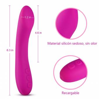 Lovey Angel Consolador 6 vibraciones+Sumergible+Recargable Vibrador Masajeador. Envíos a Santa Cruz de Tenerife