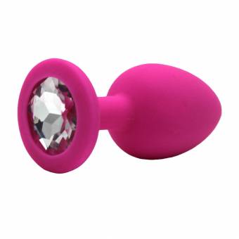 VANKER Cristal de silicona suave adultos Butt Juguete de herramientas Plug anal Sexo Insertar Stopper - plata. Envíos a Almería
