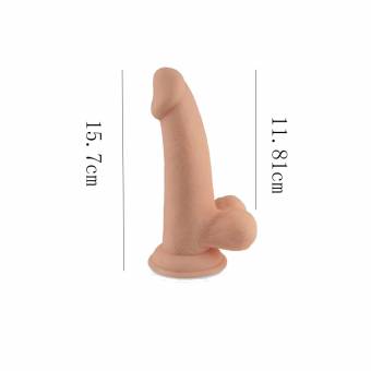 Hieha Consolador Realista Encarnado Impermeable Simulación de Pene Silicona Médica Juguete Sexual para Mujer Fácil de Tocar G Punto Largo y Fuerte. Envíos a Zamora