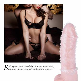 Condón Negrita Retardante Blando Isive Kit de 2 Ultra Fino Forma Maza Estimulador Sexual Sanitario Punto G para Hombres y Mujeres (Color Cristal, Tipo A+B). Envíos a Granada