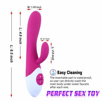 Acvioo Vibración Vibrador Silicona Impermeable de G-Punto Estimulación del Clítoris Juguetes Sexuales. Envíos a Granada