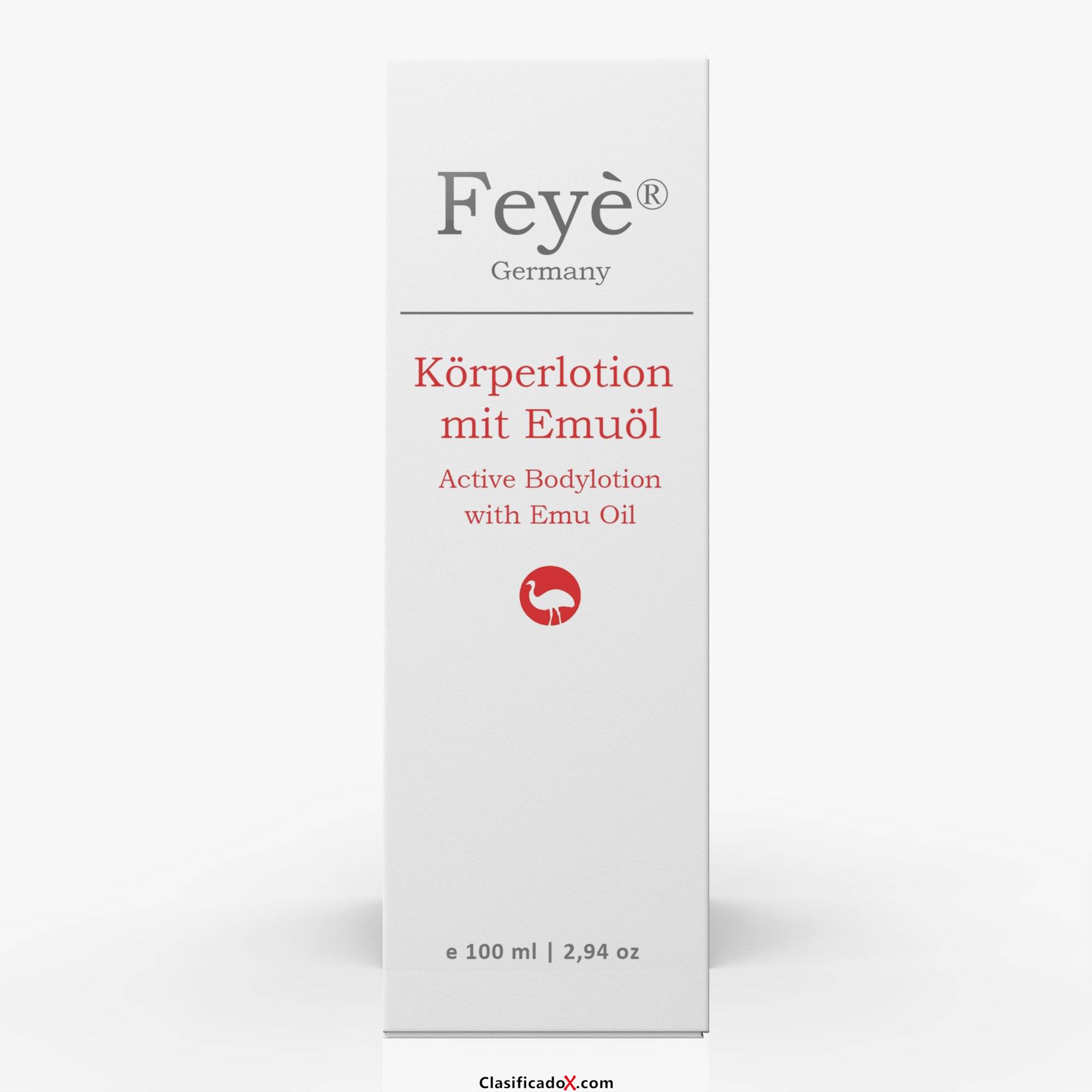 FEYÈ® Crema, loción – para neurodermatitis, psoriasis y piel seca – crema para la comezón, enrojecimiento e inflamación – con aceite de emú. Envíos a León