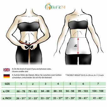 ®BeFit24 Faja Lumbar Térmico Elástico Para El Dolor En La Parte Inferior De La Espalda Y Para El Alivio Del Dolor De Espalda - Soporte Calentador De Lana De Angora Y De Merino Para El Clima Frío Y La 