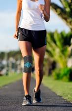 bonmedico® Kenu (¡NUEVO!) Rodillera de Compresión para Proteger la Rodilla y los Meniscos, Rodillera con Almohadillas de Rodilla en Forma de Anillo para Mejor Estabilización, para Hombres y Mujeres (M