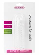 Extension para el pene con puntas transparente. Envíos a Zamora