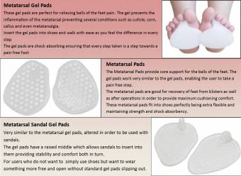 pedimend Medicated almohadilla de silicona bola de metatarso alivio Pack – Pie – almohadillas para callos, callos, alivio de dolores, metatarso almohadillas de Gel, 1 par), metatarso Sandal – Almohadi