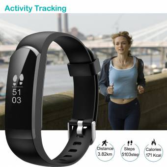 Willful Pulsera Inteligente con Pulsómetro, Pulsera de Actividad para Deporte, Monitor de Ritmo Cardíaco, Sueño, ,Calorías, Notificación de mensajes, Podómetro, Impermeable IP67 Para Teléfono. Envíos 