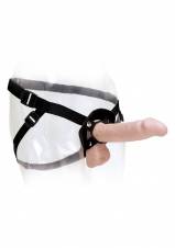 Basix Rubber Works Universal Harness Plus Size Dildo con Arnés - 204 gr. Envíos a Lugo