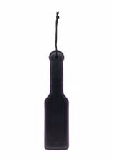 Ouch! Paddle Purpura Paleta Fetish con Lado de Piel y Otro de Neoprene Reversible - 118 gr. Envíos a Zamora