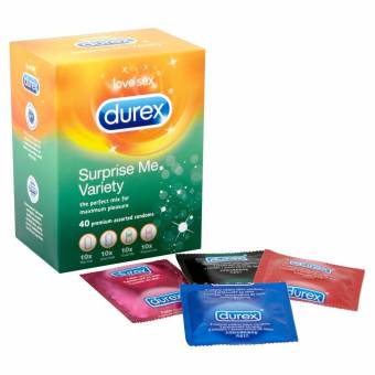 Durex Preservativos Surprise Me Variedad – Pack de 40. Envíos a Las Palmas