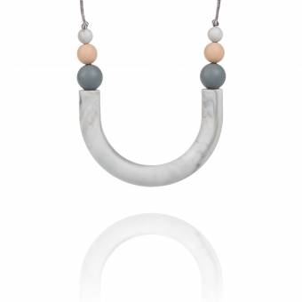 Collar mordedor para bebés – mordedor lactancia con silicona órganica alimentaria antibacteriana – mordedor para la lactancia – collar ensamblado para que no se enrede – mordedor con material patentad