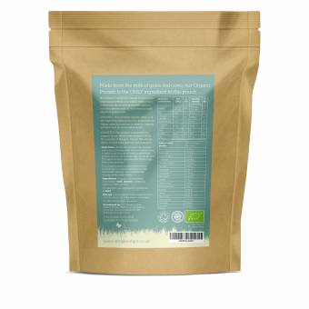 Proteína en Polvo con Suero Orgánico de 1 kg con una cuchara gratis y garantía de por vida Incluida – Hecho en Holanda – Proteína Alimentada con Hierba, sin Aromatizantes, Batido de proteína sin azúca