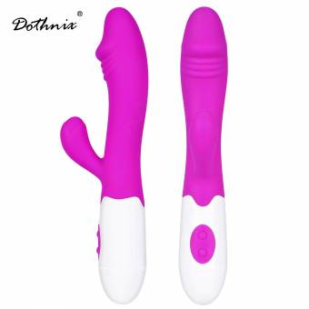 Masajeador para mujeres silicona de grado médico vibrante doble estimulación consolador masturbación Individual / Pareja (Rosa). Envíos a Álava