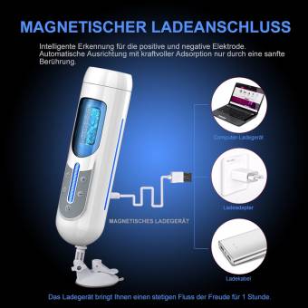 Utimi Masturbador Manos Libres de 10 velocidad Recargable de Forma Vagina para Hombre. Envíos a León