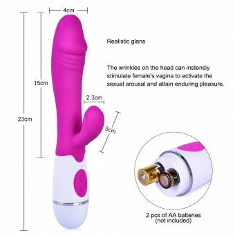 Utimi Vibrador Sexual Mujer Punto G en Silicona con Doble Motor Potente para Vagina y Clitoris Juguetes Eróticos Modelado Dildo Masajeador para Mujer. Envíos a Huelva
