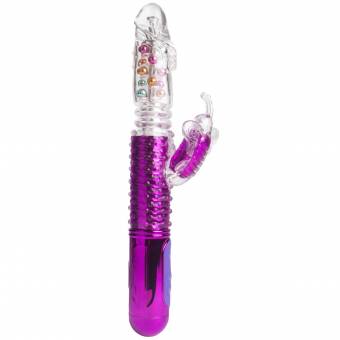 ZEMALIA Mariposa Vibrador Recargable de Suave Silicona, Vibrador con 36 Frecuencias de Giro, Dildo Masajeador para Mujeres (Púrpura). Envíos a Almería