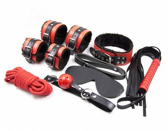 Adulto Bundle Toy Set - Pareja Pareja dormitorio enslavement uniforme diversión juguete (rojo). Envíos a Granada