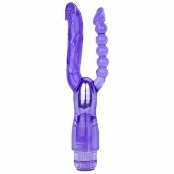 Hieha Vibrador Azul Simulación de Consolador Silicona Médica Juguete Sexual Fácil de Estimular el G Punto y ano Con Moto Poderoso Silencio de 50 db Funciona con 2 pilas.. Envíos a Almería