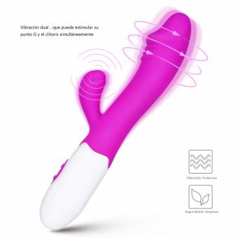 Vibrador Rosa Mujer,Masajeador de Silicona para Relajar Cuerpo. Envíos a Almería
