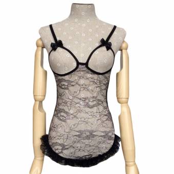 HuntGold 1X ropa interior lencería sujetador abierto de encaje en la entrepierna pijamas sexuales satisfactorias See-a través de. Envíos a Huesca
