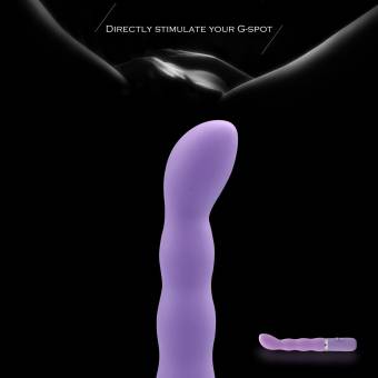 Donix Vibrador Mujer Silicona 10 Velocidades Impermeable Masajeador para Cuello y Cuerpo Color Púrpura. Envíos a Almería