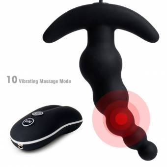 ZEMALIA Vibrador Bolas Anales de 10 Frecuencia,Próstata Masajeador Impermeable con Control Remoto, Estimulador Anoles Portátil, Juguetes Eróticos Divertidos para Hombres y Mujeres. Envíos a Huelva