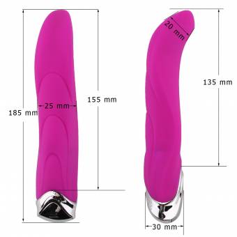 Lowestbest Silicona Vibrador Femenino del G-punto del Clítoris Vibrante Doble Estimulación Massage Juguete Sexual. Envíos a Sevilla