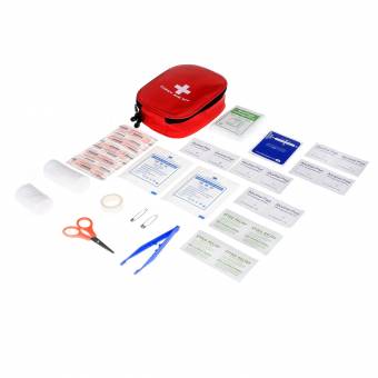 Plusinno Mini Kit de primeros auxilios compacto Bolso médico de emergencia para el recorrido del deporte Inicio Supervivencia en la naturaleza (31 piezas). Envíos a Almería