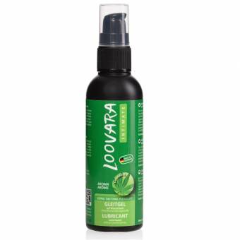 Loovara gel lubricante 100ml en base agua de aloe vera con aroma natural de cannabis. Envíos a Cádiz