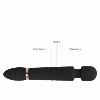 Vibradores Sexual para Mujer Hombres Pareja Masajeador Clitoris Consoladores Silicona Vagina Anal Punto G Juguetes Sexuales para Adultos Electrico USB Recargable Impermeable 2 Motores (Negro). Envío