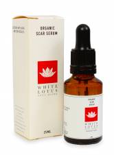White Lotus Anti Aging: Sérum para Eliminar Cicatrices Scar Serum Aceite de Té Verde Orgánico Rejuvenece las Células de la Piel, Reduce las Rojeces para usar con Derma Roller, Derma Stamp o Solo 25mL.