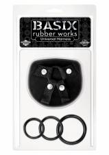 Basix Rubber Works Universal Harness Dildo con Arnés - 164 gr. Envíos a Granada