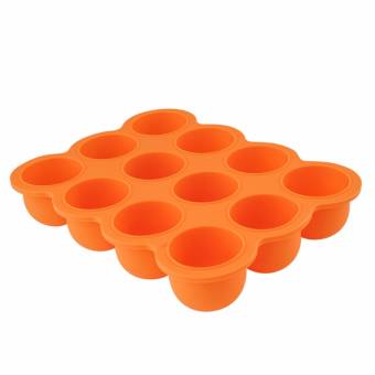 Chuckle - 12 Secciónes – Contenedor Recipiente de Alimentos Comida para Bebé. Recipiente de Silicona Ideal para el DESTETE Disponible en Amazon – Envase de Silicona para Alimentos y Papillas de Bebés,