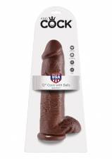 King Cock 12 Inch Dildo Clásico Marrón - 454 gr. Envíos a Lleida