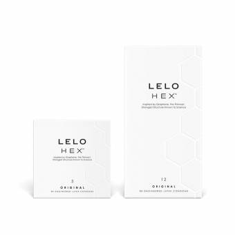 Lelo Hex Condones con Estructura Hexagonal Única - 12 Unidades. Envíos a Las Palmas