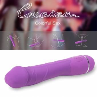 Louviva Dildo Inovador y Vibrador Impermeable Se Combinan Perfectamente, Entraga Confidencial Serie de Barbie (Color Morado). Envíos a Huelva