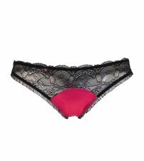 Obsessive Roseberry Babydoll Picardías Y Tanga,L/XL,Negro-Fucsia. Envíos a Almería