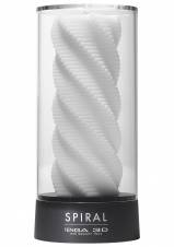 Tenga Spiral 3D, Funda Masturbadora, 4.8 x 11.6 x 4.8 cm, Color Blanco - 126 gr. Envíos a Granada