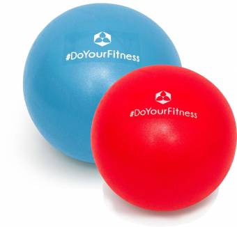 [2x] Mini pelota de pilates »Bola« / Pelota para ejercicios de gimnasia / Disponible en varios tamaños (23cm & 28cm) / Colores: azul y rojo. Envíos a Granada