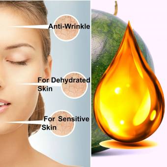 Aceite curativo de semilla de sandía - Aceite facial y corporal | Crema hidratante para la piel seca o grasa| Cuidado de la piel con propiedades antiarrugas | Aceite esencial con propiedades antienvej