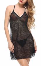 BMAKA Pijamas Verano Camisón Lingerie con tanga a juego para Mujer. Envíos a Huelva