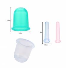 CuOmix 2 PCS Ahuecamiento Conjunto Chino Terapia Celulitis Vacío Médico de Silicona Masaje Copas. Envíos a León