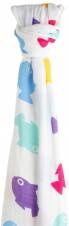 Cuski - Rango Multiusos swaddle muselina bebé de bambú, tamaño XL, diseño: Fish Lucky. Envíos a Las Palmas