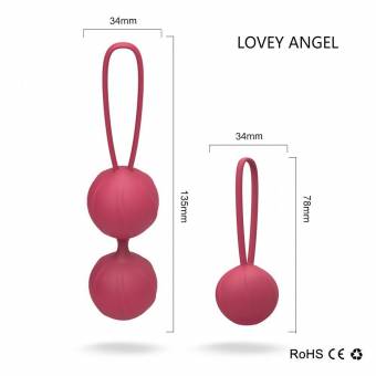 Lovey Angel Bolas Chinas de Entrenamiento para Apretar y Tonificar los Músculos Vaginales paso a paso,te hacen tensa. Envíos a León