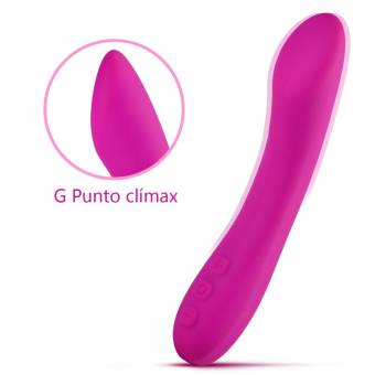 Lovey Angel Vibrator Consolador Silicona + 6 Vibraciones + Sumergiable y Recargable + Masajeador Inteligente para Mujeres. Envíos a Huelva